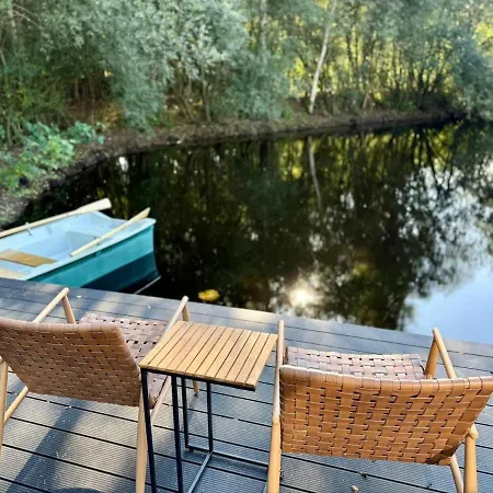 Luxus Schlaffass Und Tinyhouse Am Angeln Boot Sup Mit Sauna Und Jacuzzi *