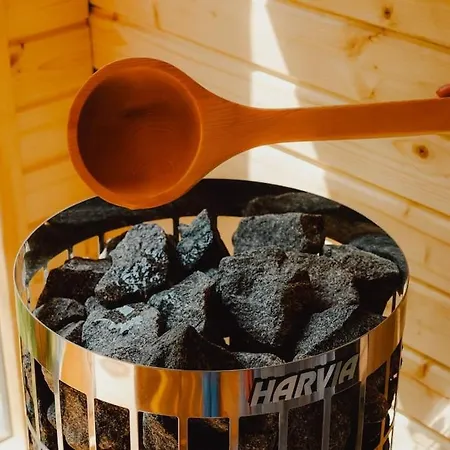 Luxus Schlaffass Und Tinyhouse Am Angeln Boot Sup Mit Sauna Und Jacuzzi Apartmán