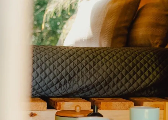 Apartman Luxus Schlaffass Und Tinyhouse Am Angeln Boot Sup Mit Sauna Und Jacuzzi Twist