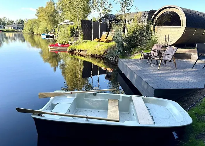 Apartman Luxus Schlaffass Und Tinyhouse Am Angeln Boot Sup Mit Sauna Und Jacuzzi *