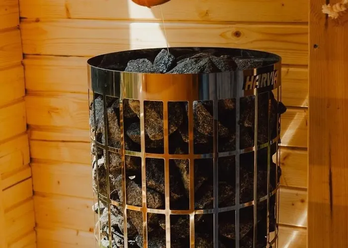 Apartman Luxus Schlaffass Und Tinyhouse Am Angeln Boot Sup Mit Sauna Und Jacuzzi *